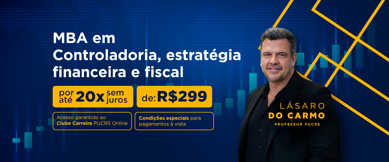 MBA em Controladoria, estratégia financeira e fiscal