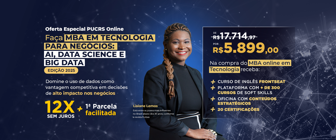 MBA em Tecnologia para Negócios: AI, Data Science e Big Data