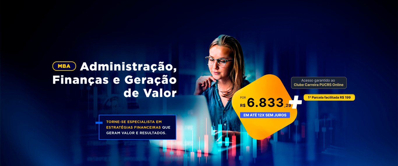 MBA em Administração, Finanças e Geração de Valor | Lançamentos