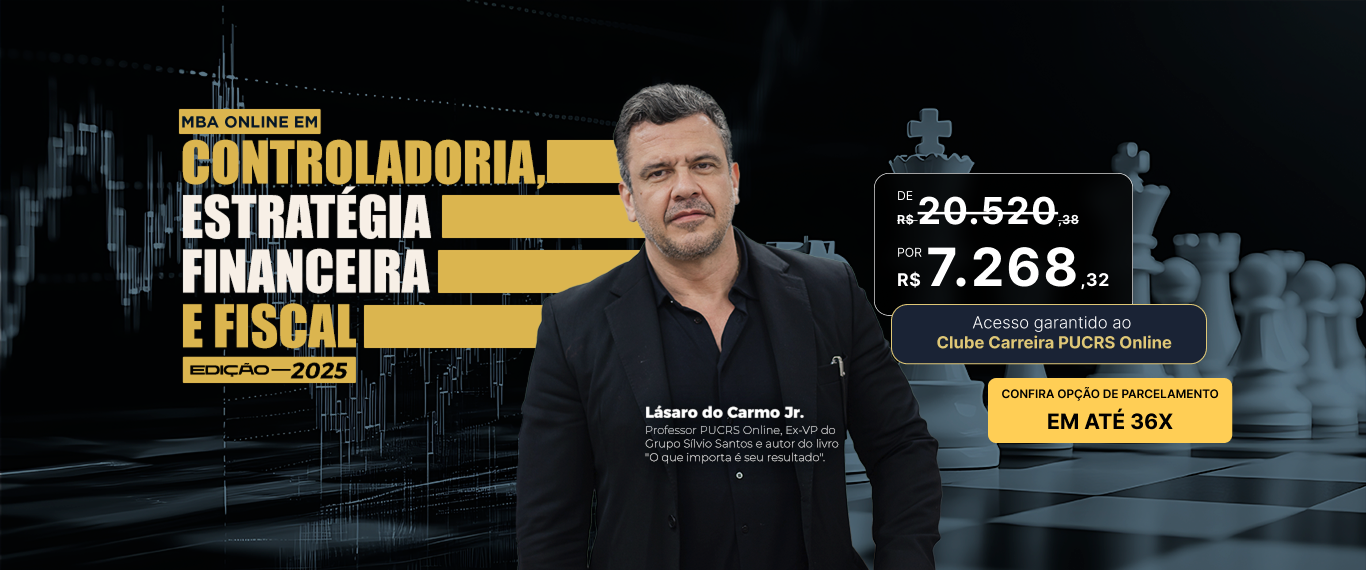 MBA em Controladoria, estratégia financeira e fiscal