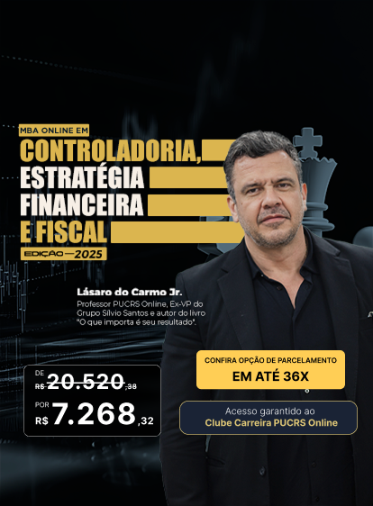 MBA em Controladoria, estratégia financeira e fiscal