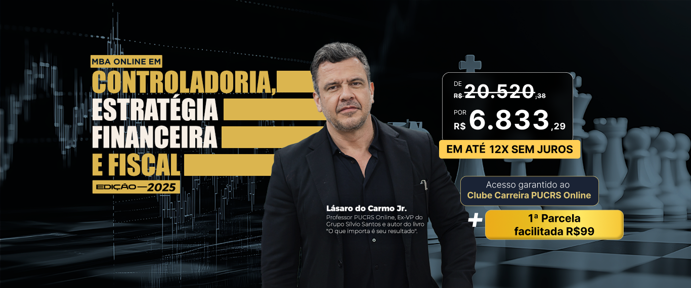 MBA em Controladoria, estratégia financeira e fiscal