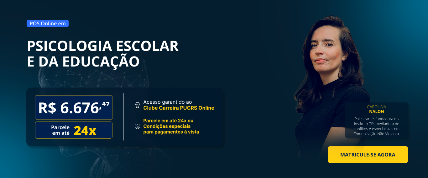 Pós-Graduação em Psicologia Escolar e da Educação