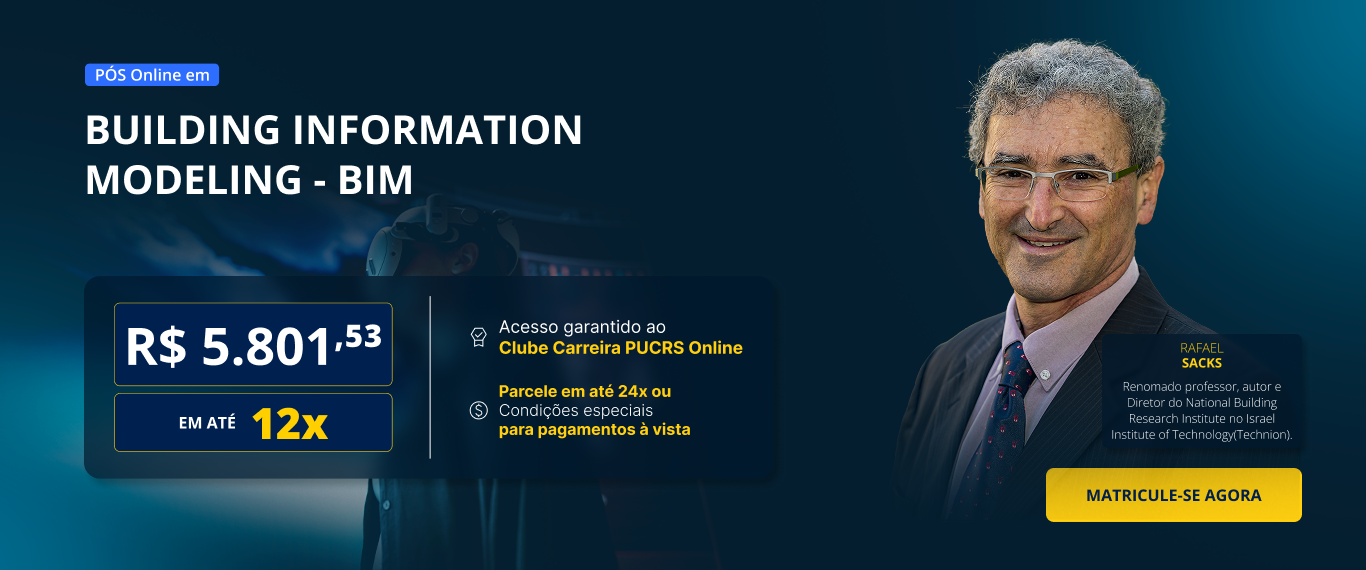 Pós-Graduação em Building Information Modeling - BIM | Edição 2025