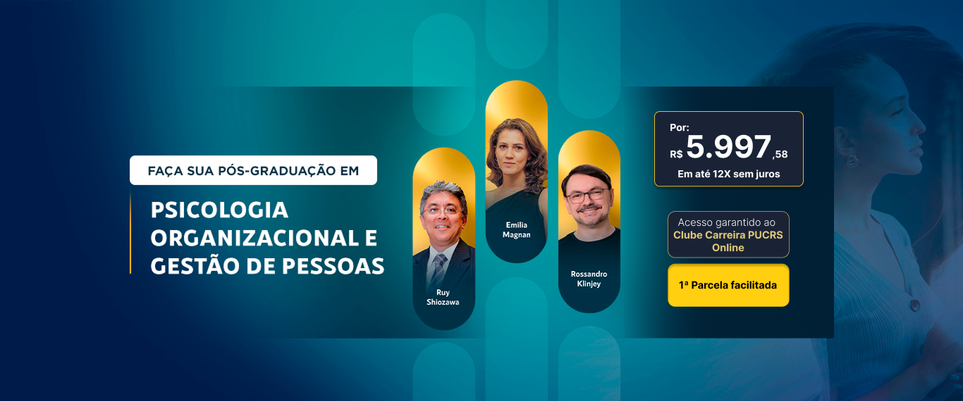 Pós-Graduação em Psicologia Organizacional e Gestão de Pessoas | Lançamentos