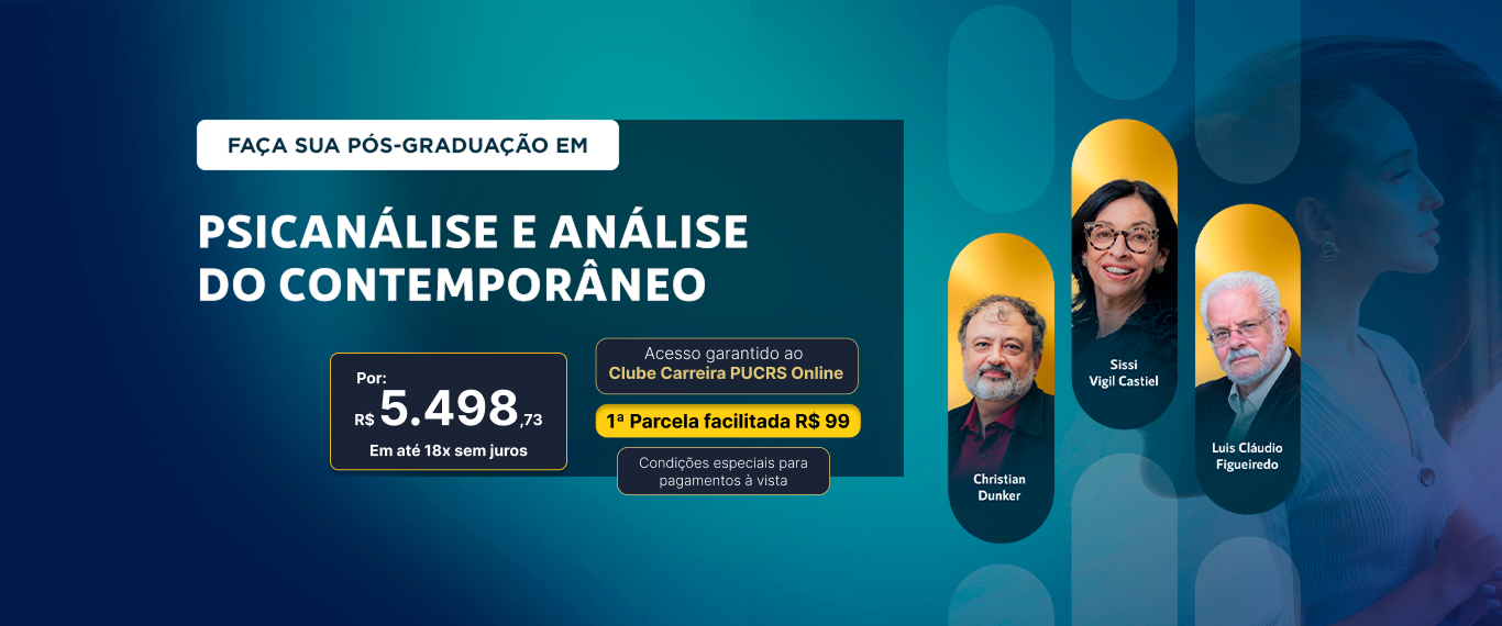Pós-Graduação em Psicanálise e análise do contemporâneo | Edição 2025