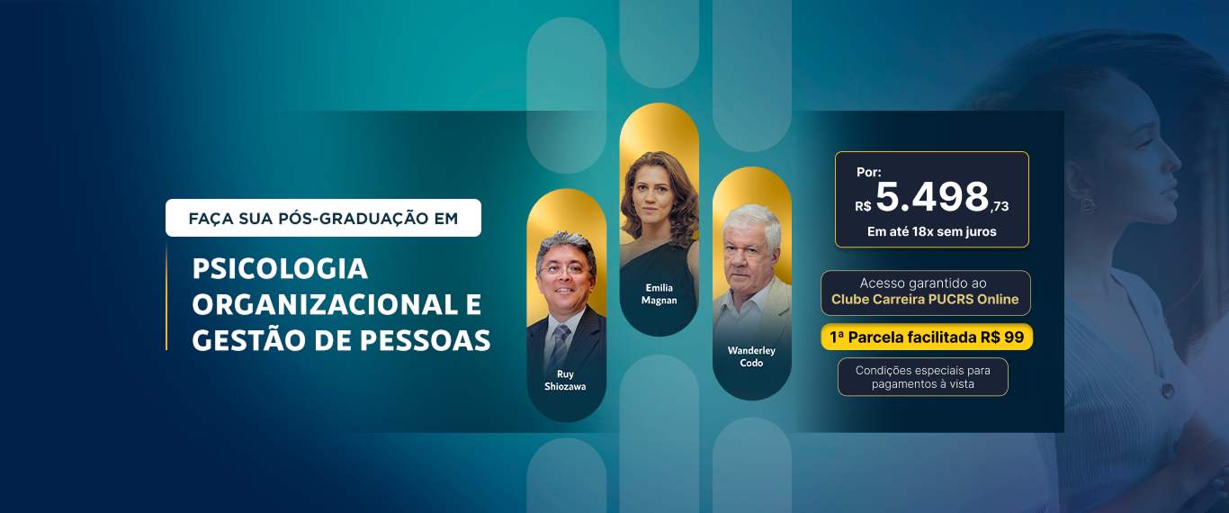 Pós-Graduação em Psicologia Organizacional e Gestão de Pessoas | Lançamentos