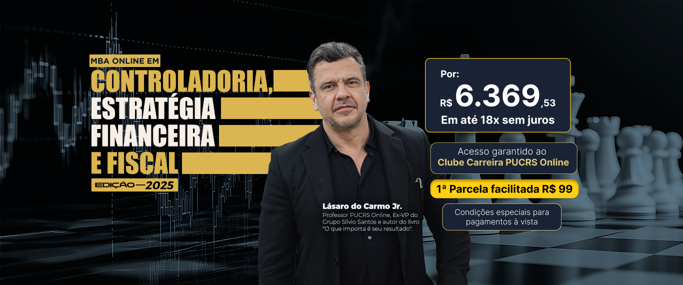 MBA em Controladoria, estratégia financeira e fiscal