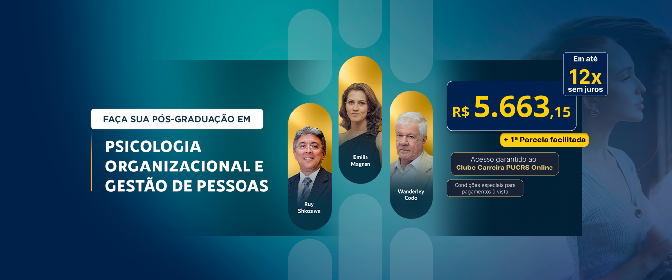 Pós-Graduação em Psicologia Organizacional e Gestão de Pessoas | Lançamentos