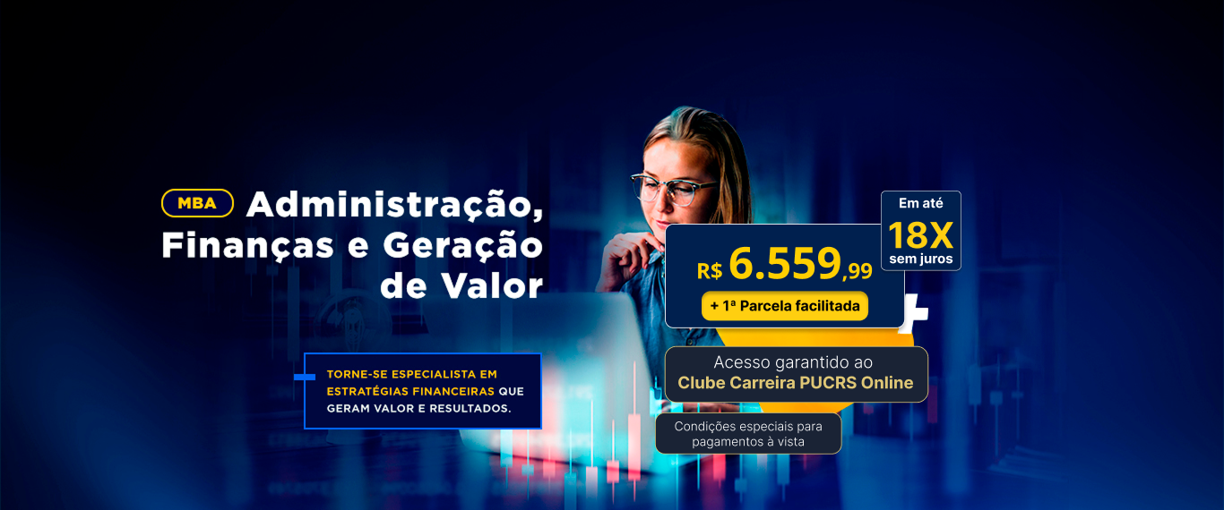 MBA em Administração, Finanças e Geração de Valor | Lançamentos