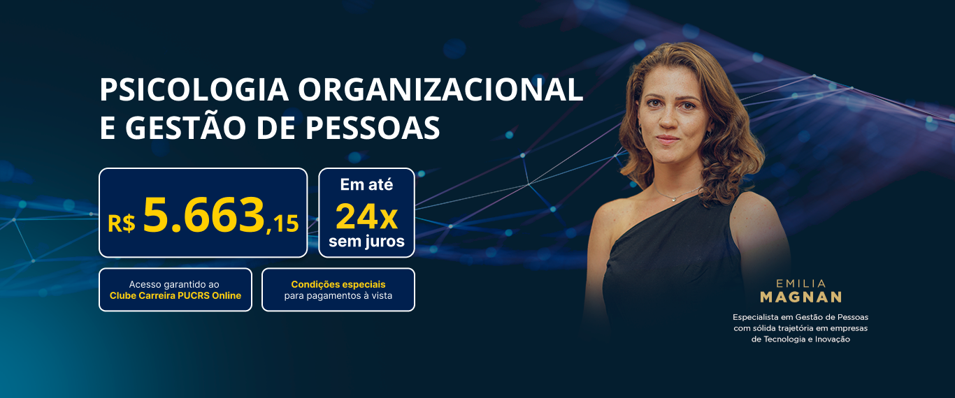 Pós-Graduação em Psicologia Organizacional e Gestão de Pessoas | Lançamentos