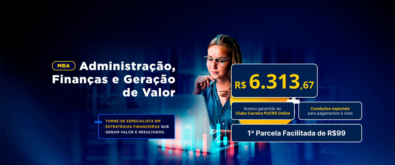 MBA em Administração, Finanças e Geração de Valor | Lançamentos