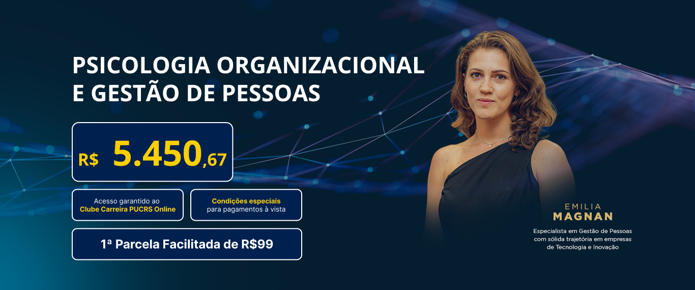 Pós-Graduação em Psicologia Organizacional e Gestão de Pessoas | Lançamentos