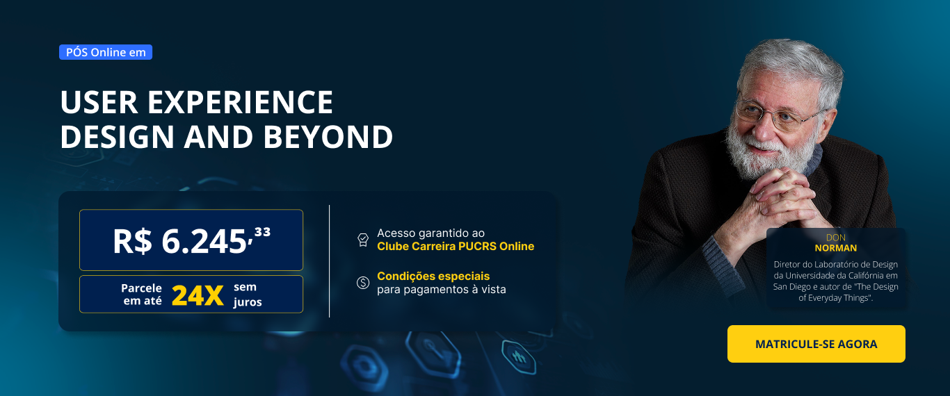 Pós-Graduação em User Experience Design and Beyond | Lançamentos