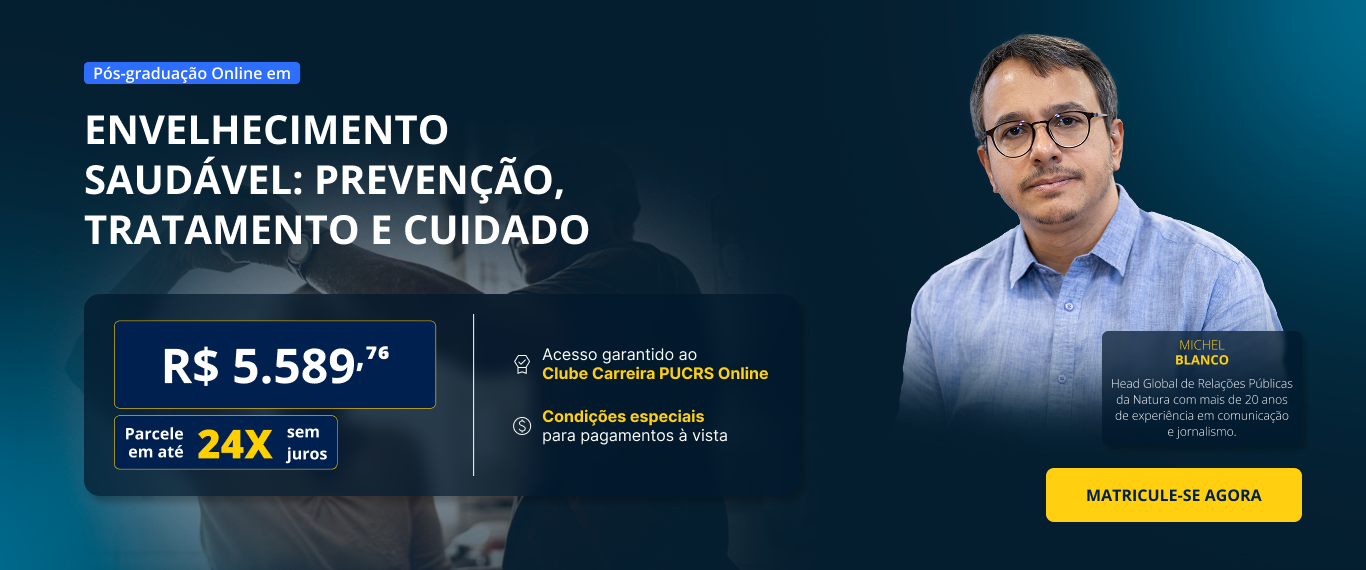 Pós-Graduação em Envelhecimento Saudável: Prevenção, Tratamento e Cuidado