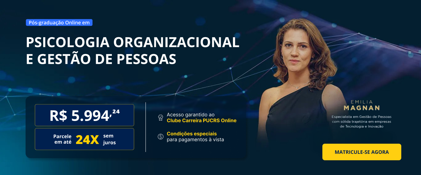 Pós-Graduação em Psicologia Organizacional e Gestão de Pessoas | Lançamentos
