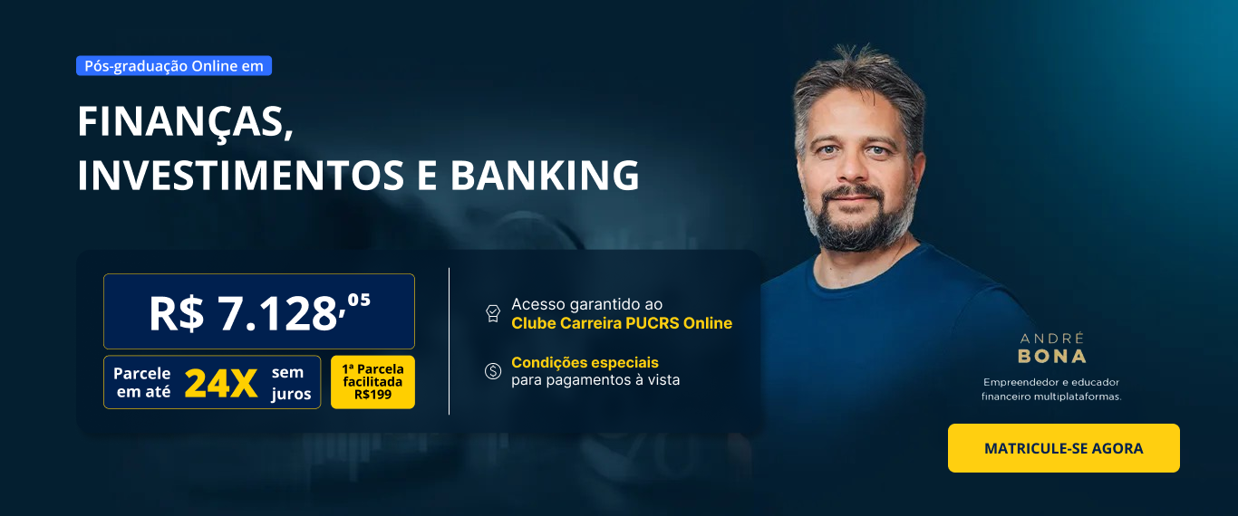Pós-Graduação em Finanças, Investimentos e Banking | Lançamentos