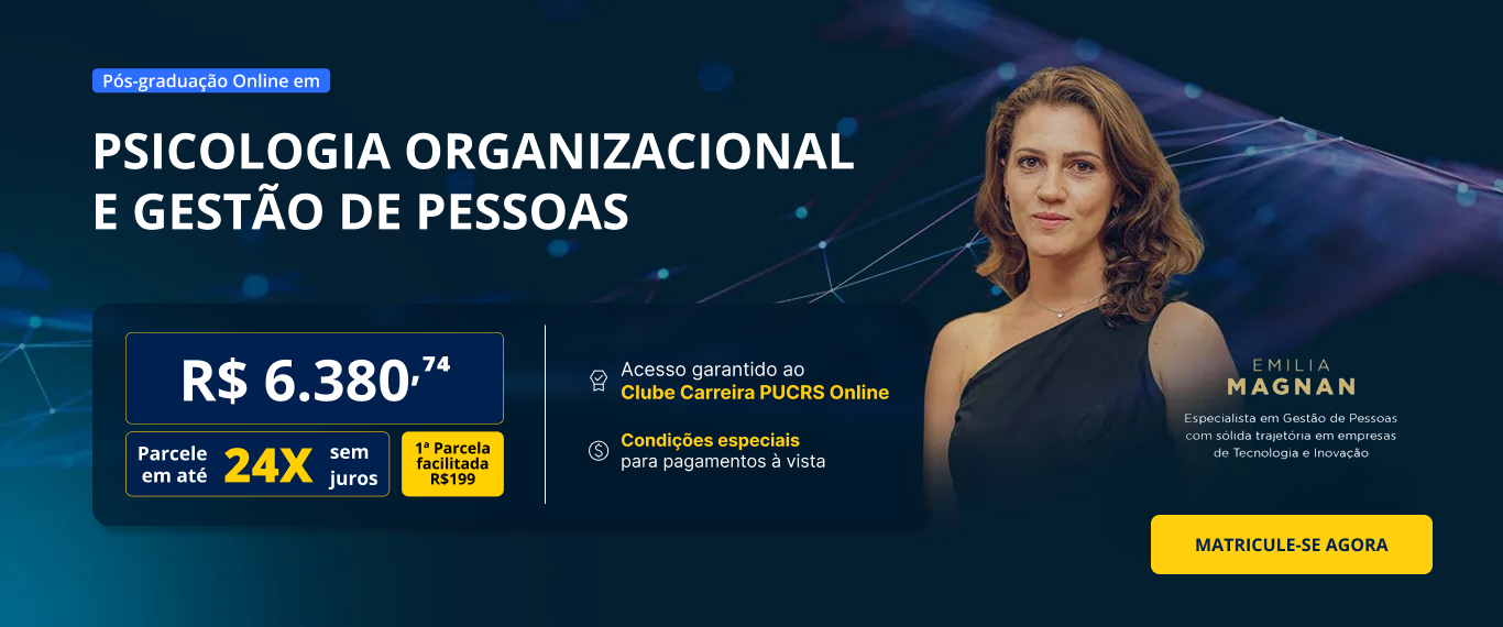 Pós-Graduação em Psicologia Organizacional e Gestão de Pessoas | Lançamentos