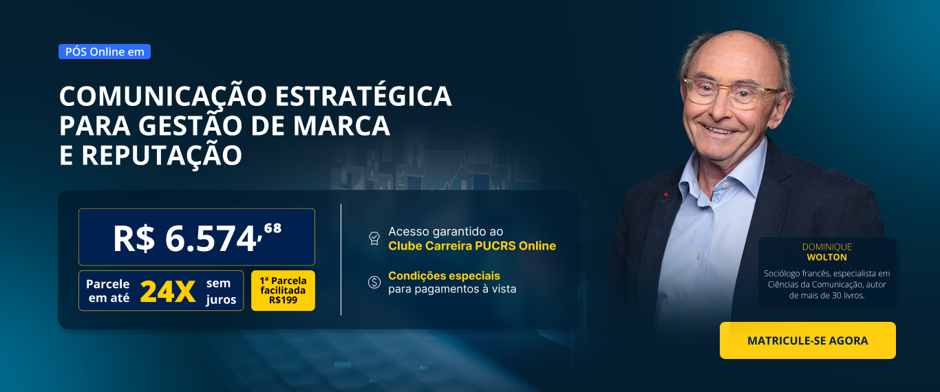 Pós-Graduação em Comunicação estratégica para gestão de marca e reputação