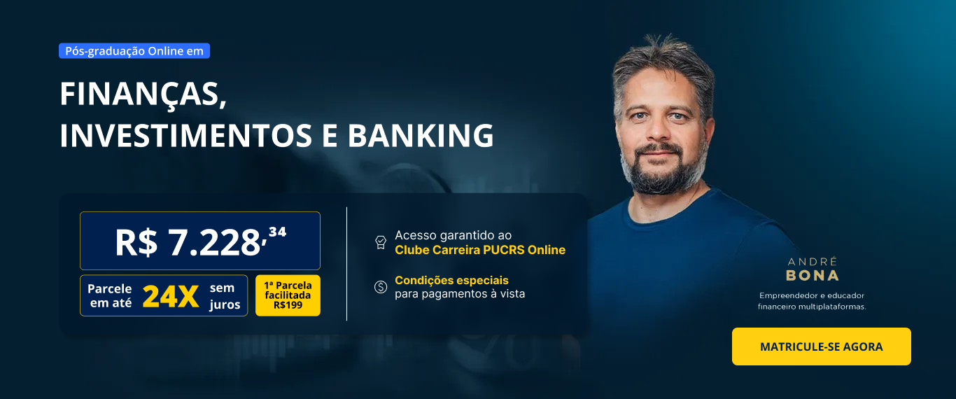Pós-Graduação em Finanças, Investimentos e Banking | Lançamentos