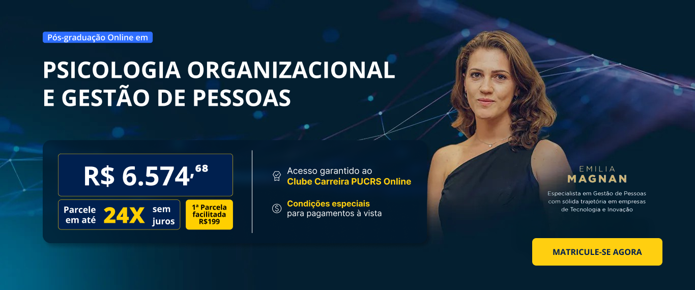 Pós-Graduação em Psicologia Organizacional e Gestão de Pessoas | Lançamentos