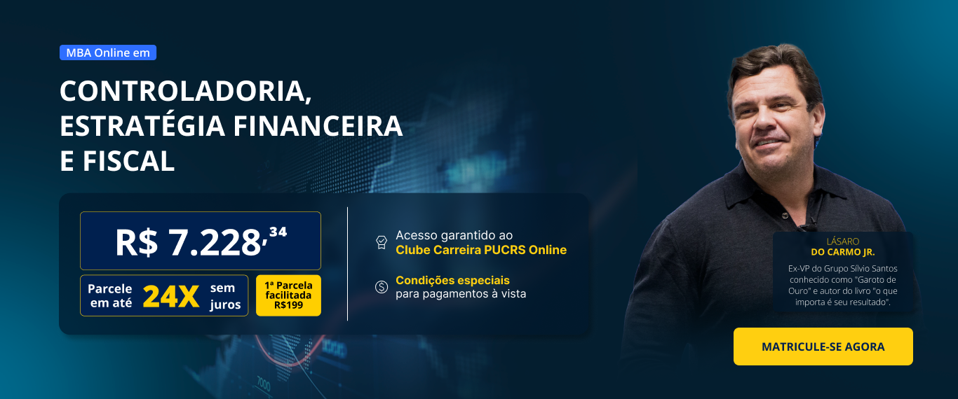 MBA em Controladoria, estratégia financeira e fiscal