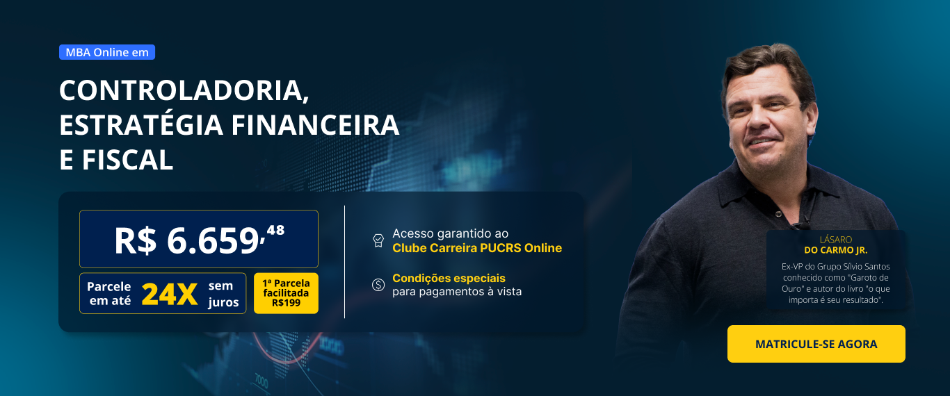 MBA em Controladoria, estratégia financeira e fiscal