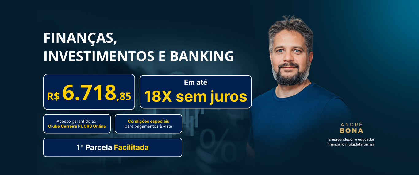 Pós-Graduação em Finanças, Investimentos e Banking | Lançamentos