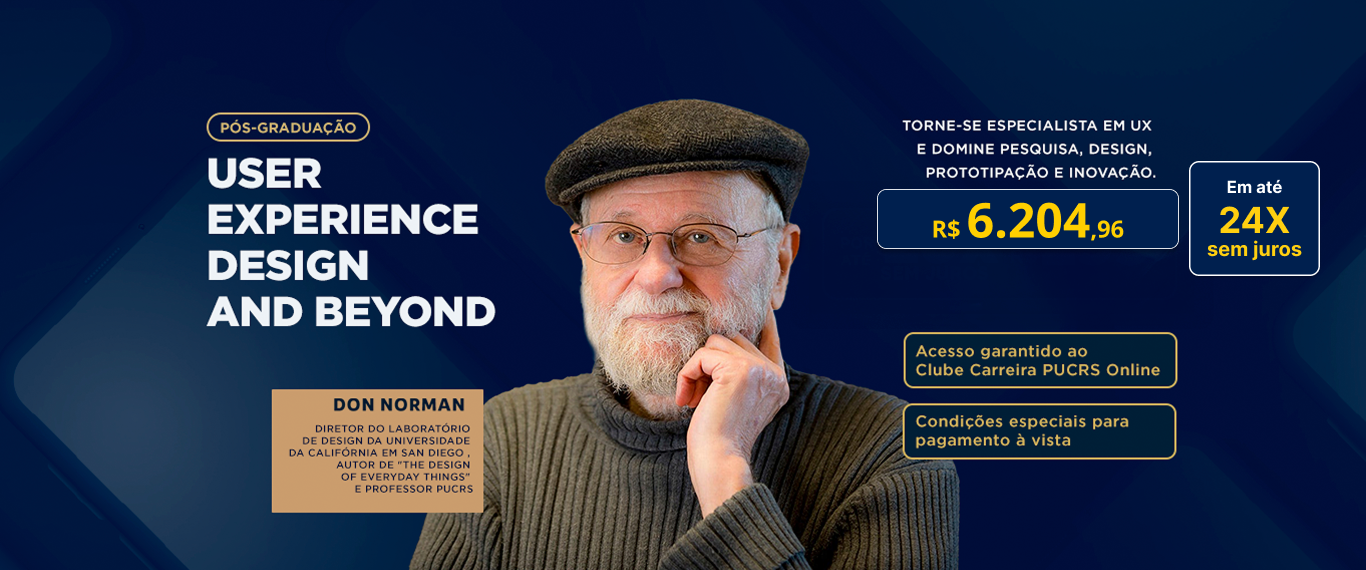 Pós-Graduação em User Experience Design and Beyond | Lançamentos