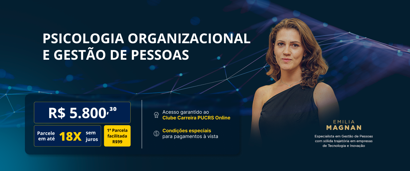 Pós-Graduação em Psicologia Organizacional e Gestão de Pessoas | Lançamentos