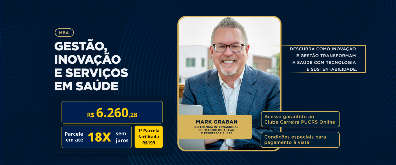 MBA em Gestão, Inovação e Serviços em Saúde