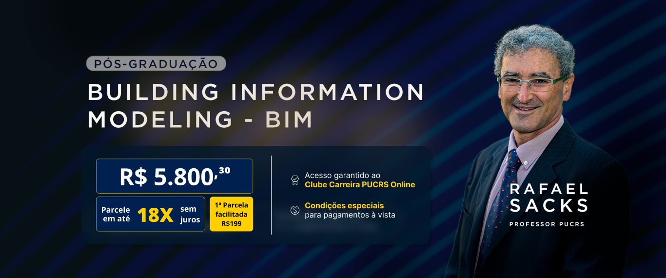 Pós-Graduação em Building Information Modeling - BIM | Edição 2025