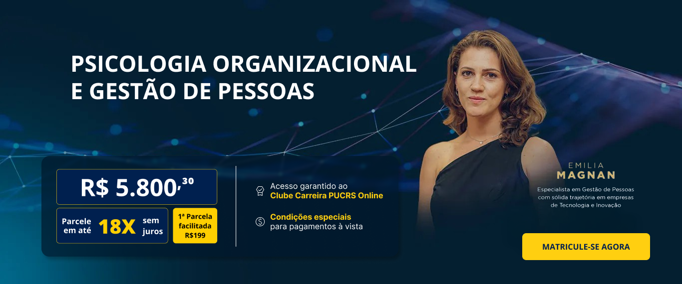 Pós-Graduação em Psicologia Organizacional e Gestão de Pessoas | Lançamentos