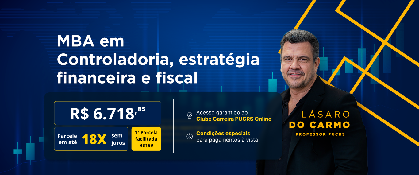 MBA em Controladoria, estratégia financeira e fiscal