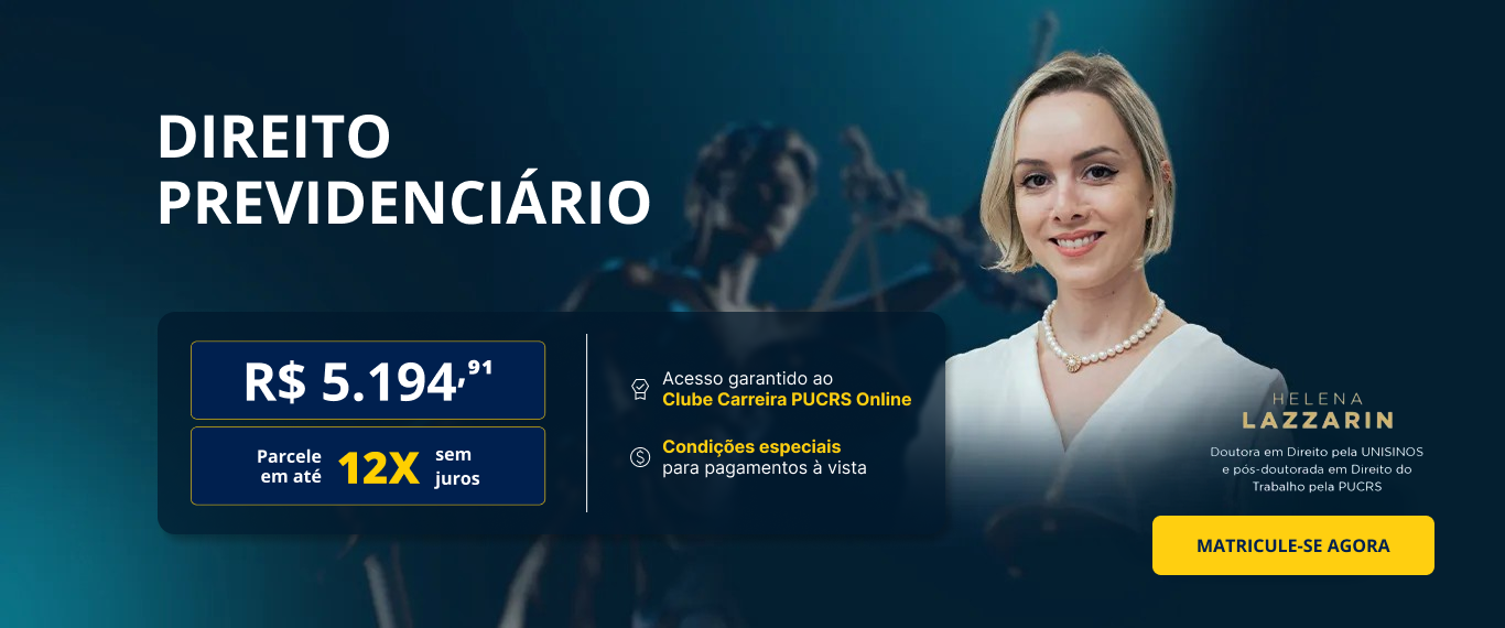 Pós-Graduação em Direito Previdenciário