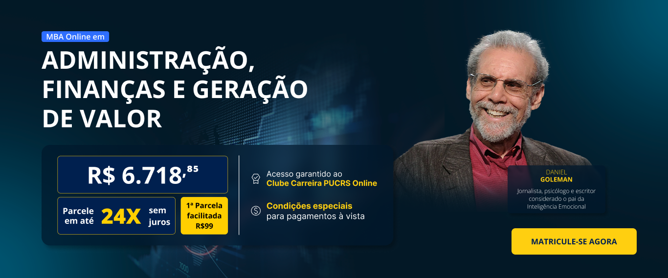 MBA em Administração, Finanças e Geração de Valor | Lançamentos