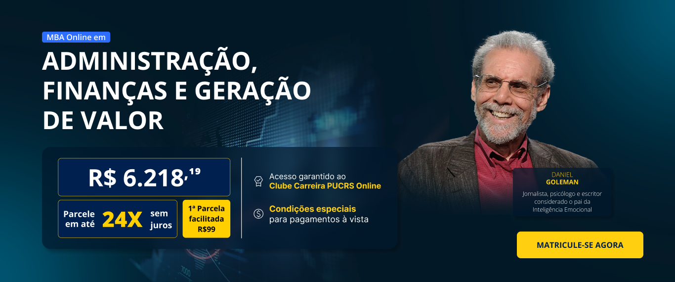 MBA em Administração, Finanças e Geração de Valor | Lançamentos