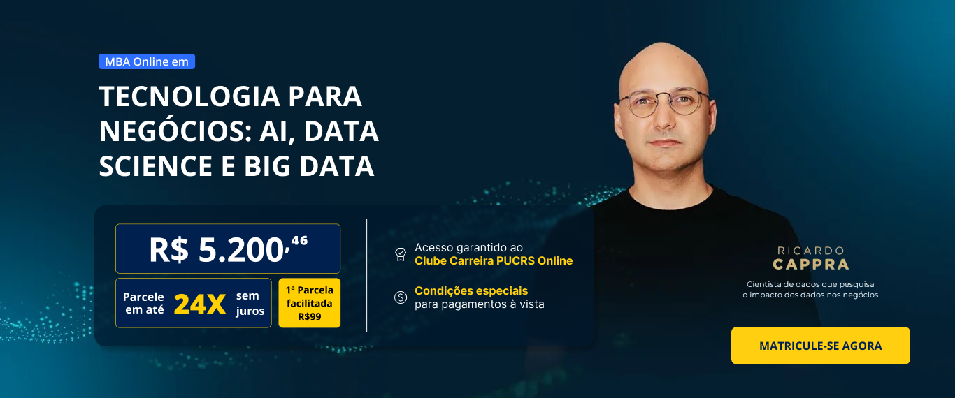 MBA em Tecnologia para Negócios: AI, Data Science e Big Data