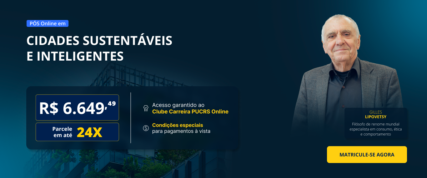 Pós-Graduação em Cidades Sustentáveis e Inteligentes