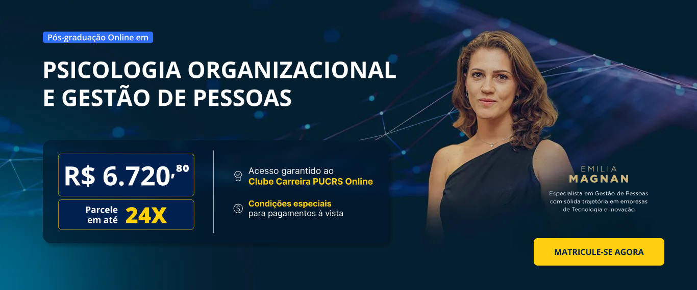 Pós-Graduação em Psicologia Organizacional e Gestão de Pessoas | Lançamentos