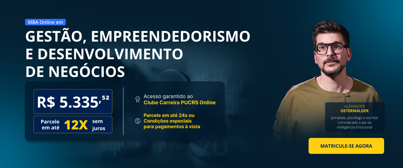 MBA em Gestão, Empreendedorismo e Desenvolvimento de Negócios