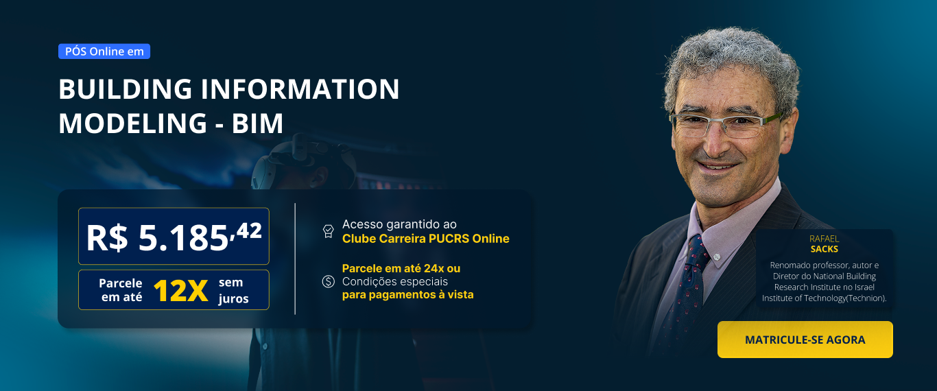 Pós-Graduação em Building Information Modeling - BIM | Edição 2025