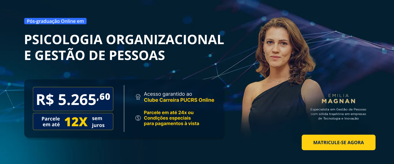 Pós-Graduação em Psicologia Organizacional e Gestão de Pessoas | Lançamentos