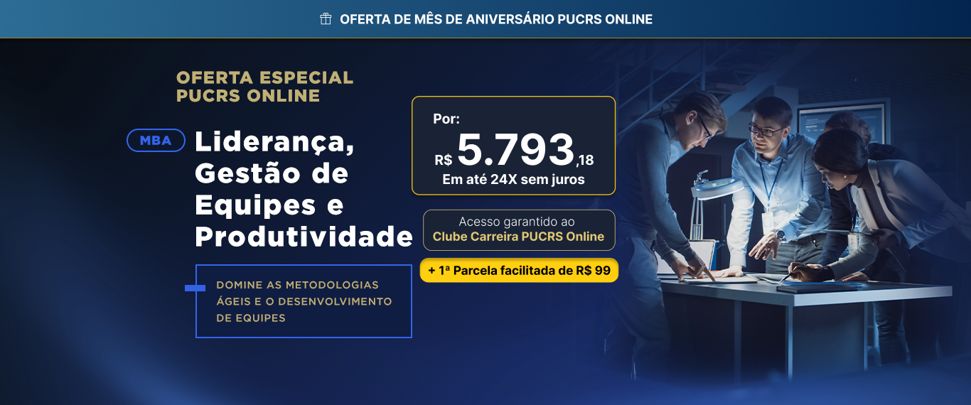 MBA em Liderança, Gestão de Equipes e Produtividade