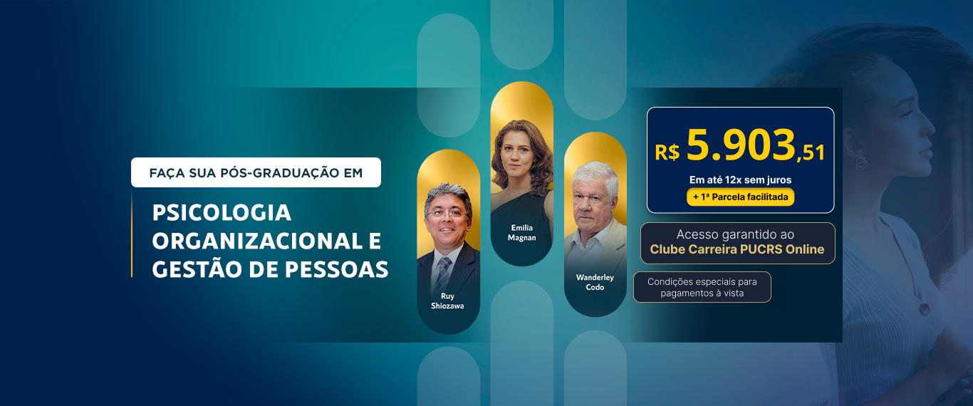 Pós-Graduação em Psicologia Organizacional e Gestão de Pessoas | Lançamentos