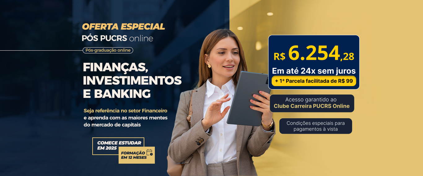 Pós-Graduação em Finanças, Investimentos e Banking | Lançamentos