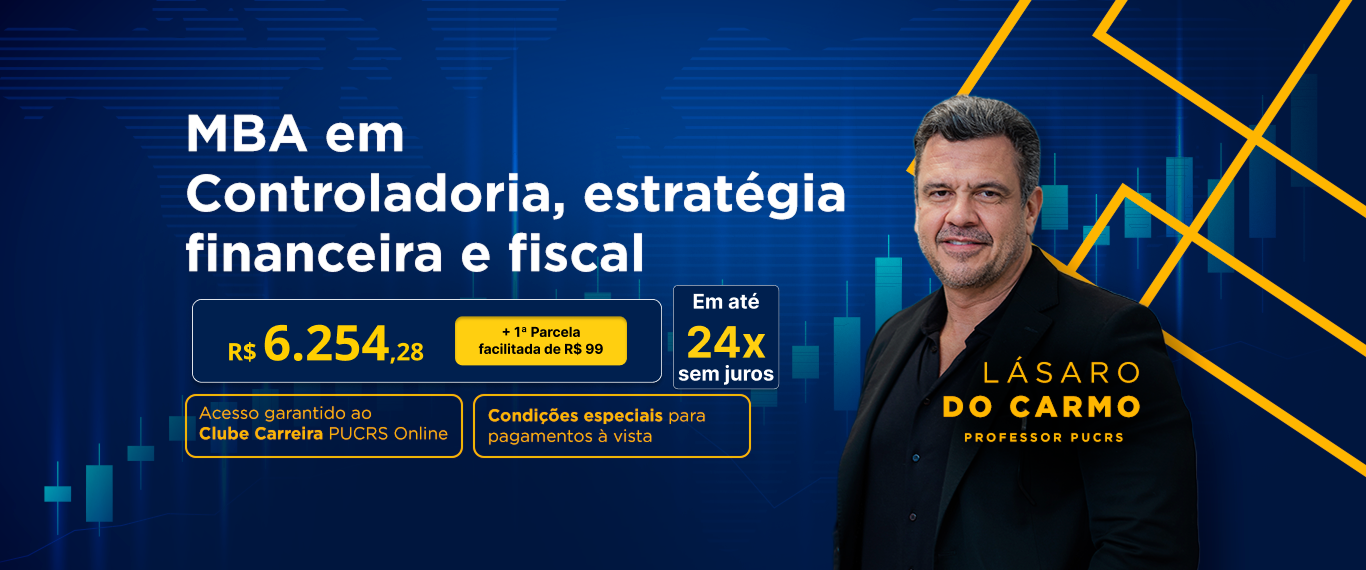 MBA em Controladoria, estratégia financeira e fiscal