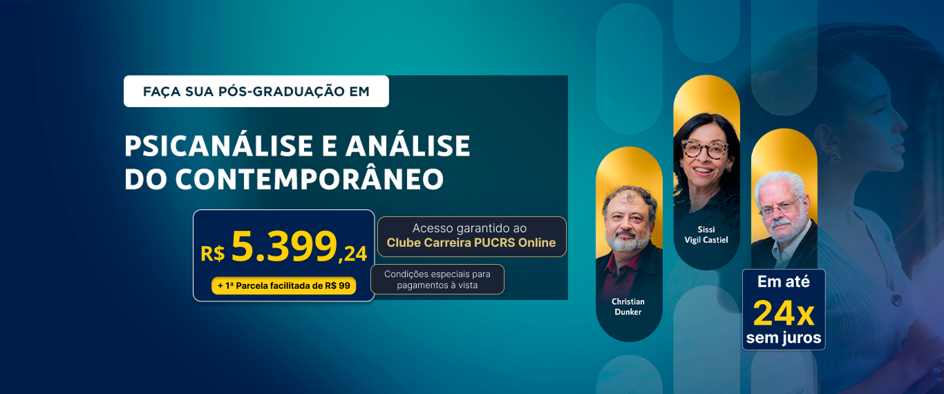 Pós-Graduação em Psicanálise e análise do contemporâneo | Edição 2025
