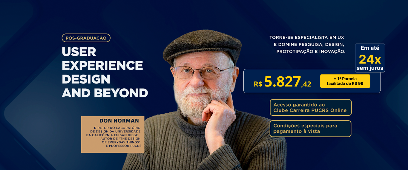 Pós-Graduação em User Experience Design and Beyond | Lançamentos