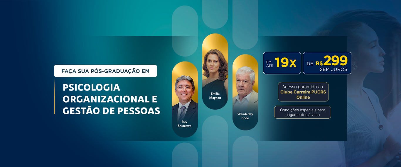 Pós-Graduação em Psicologia Organizacional e Gestão de Pessoas | Lançamentos